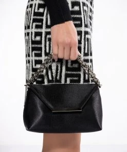 ADELE BLACK SATIN PURSE -akira shop adele black satin purse black 1 1