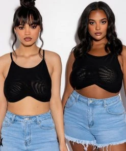 ADMIRE THE ARTWORK MESH UNDERWIRE BRALETTE -akira shop admire the artwork mesh underwire bralette black 4 4