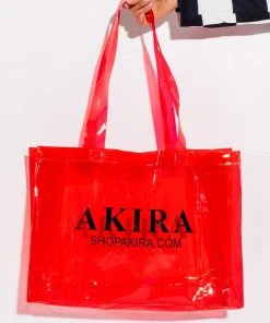 AKIRA PVC SHOPPING BAG 7 AKIRA PVC SHOPPING BAG -akira shop akira pvc shopping bag red 1 1 c1