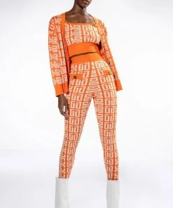 ALI SWEATER BRALETTE TOP -akira shop ali sweater bralette top orange multi 3 3