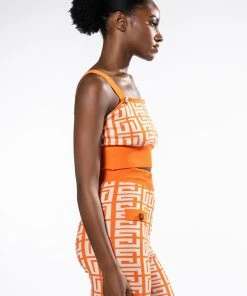 ALI SWEATER BRALETTE TOP -akira shop ali sweater bralette top orange multi 5 5