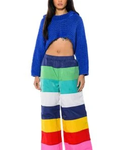 ALL EYES ON ME WIDE LEGGED PANTS 12 ALL EYES ON ME WIDE LEGGED PANTS -akira shop all eyes on me wide legged pants multi 3 3