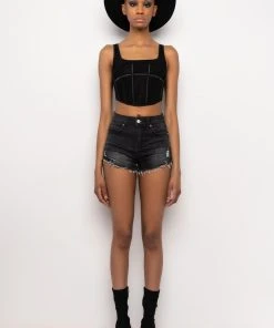 ALL ON ME CORSET TOP 21 ALL ON ME CORSET TOP -akira shop all on me corset top black 10 10