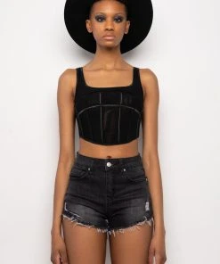 ALL ON ME CORSET TOP 17 ALL ON ME CORSET TOP -akira shop all on me corset top black 6 6
