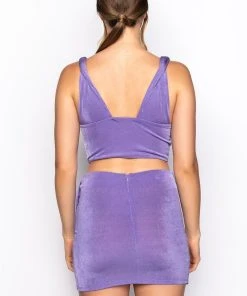 ALL THE GOOD THINGS SLINKY TOP 15 ALL THE GOOD THINGS SLINKY TOP -akira shop all the good things slinky top light purple 6 6