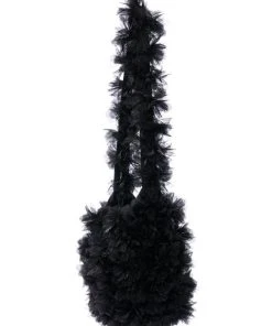 ALL TIME HIGH 3D FLORAL HOBO BAG -akira shop all time high 3d floral hobo bag black 3 3