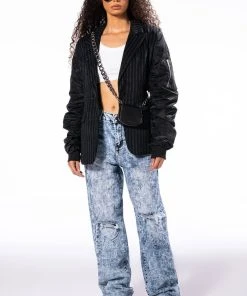 ALWAYS FIRST STRAIGHT FIT ACID WASH JEANS -akira shop always first straight fit acid wash jeans medium blue denim 7 7