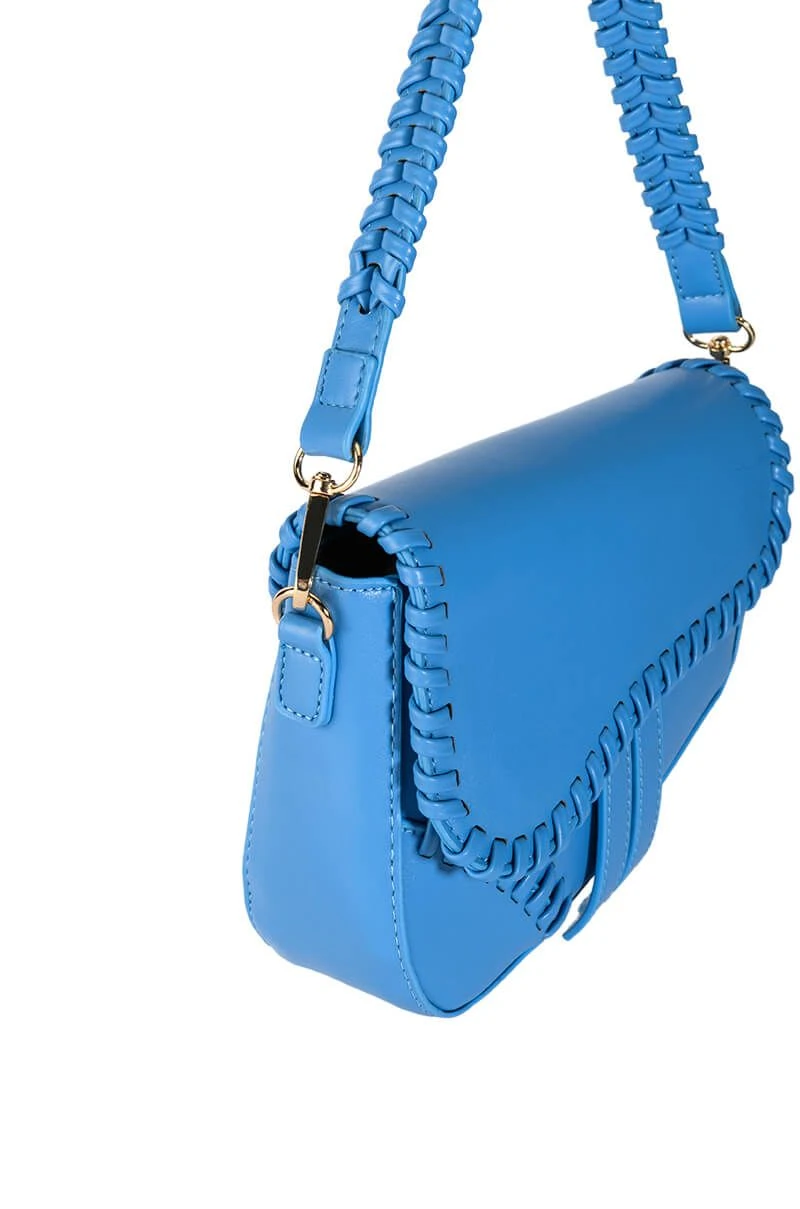 AZURE CROSS STITCH PU PURSE 5 AZURE CROSS STITCH PU PURSE - Image 3