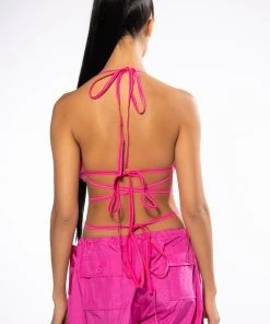 SUCH A DOLL FAUX FUR BRALETTE -akira shop barbz faux fur bralette pink 6 6