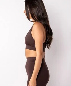 BASIC LUXE MOCHA BRALETTE 14 BASIC LUXE MOCHA BRALETTE -akira shop basic luxe mocha bralette brown 5 5