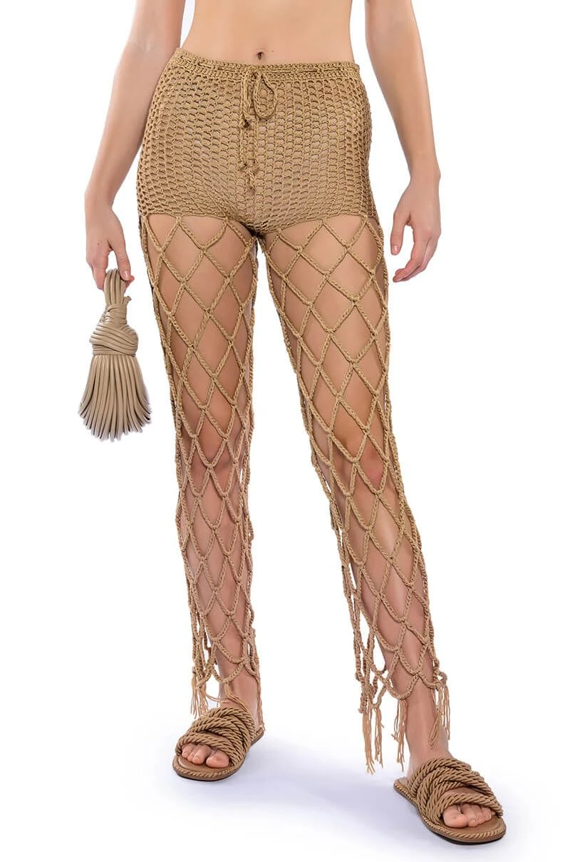 BEACHY KEEN KNIT CUTOUT PANTS 8 BEACHY KEEN KNIT CUTOUT PANTS - Image 6