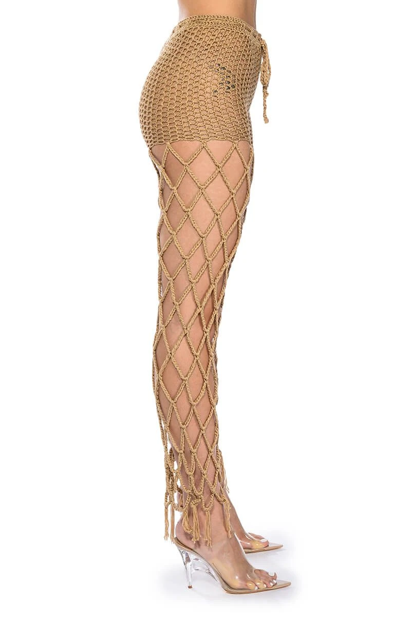 BEACHY KEEN KNIT CUTOUT PANTS 3 BEACHY KEEN KNIT CUTOUT PANTS