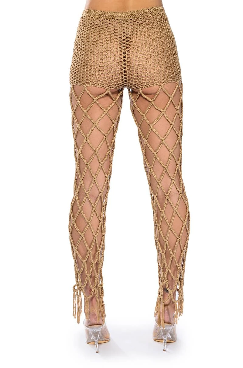 BEACHY KEEN KNIT CUTOUT PANTS 4 BEACHY KEEN KNIT CUTOUT PANTS - Image 2