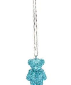 BEARRY CUTE RHINESTONE CLUTCH -akira shop bearry cute rhinestone clutch blue 6 6