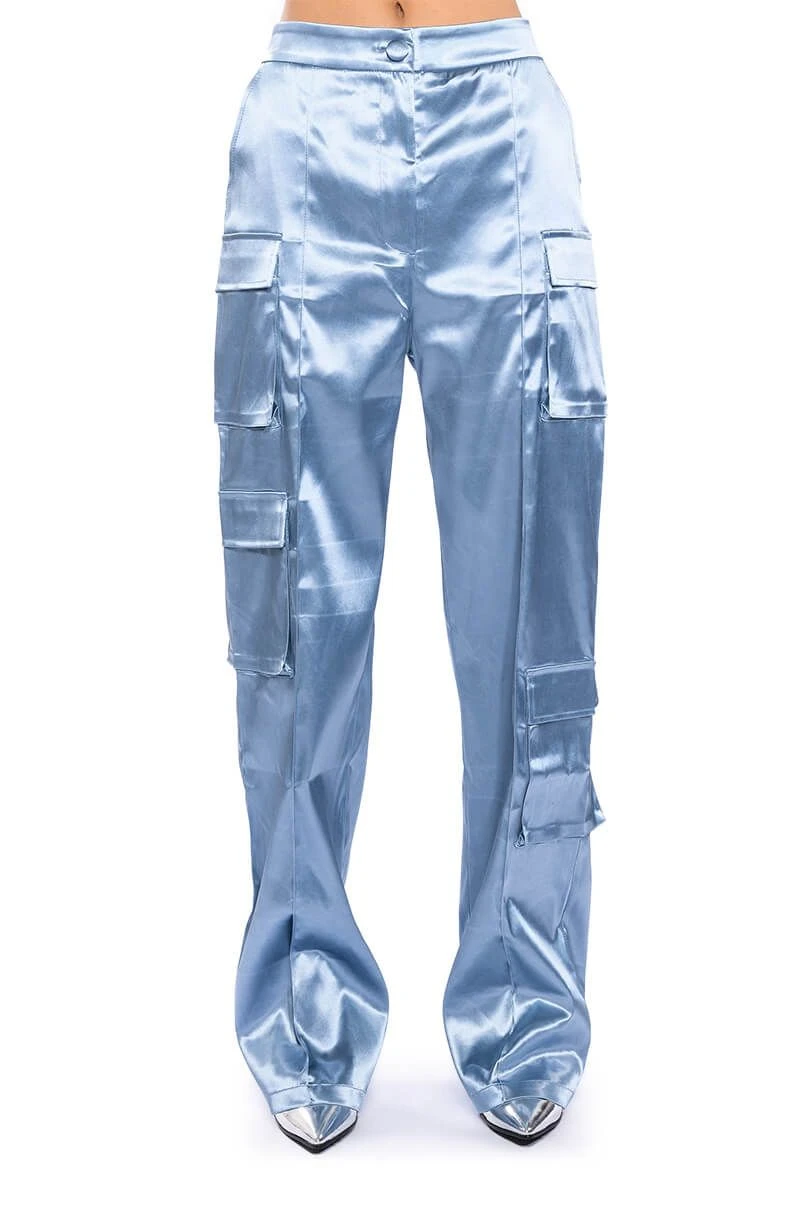 BEAUTY RAINS SATIN CARGO PANTS 7 BEAUTY RAINS SATIN CARGO PANTS - Image 5