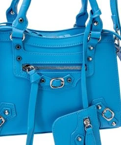 BERNADETTA STRAPPY BLUE BAG -akira shop bernadetta strappy blue bag blue 4 4