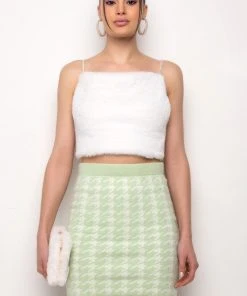 BIG SOFTIE RHINESTONE STRAP PLUSH CROP TOP 17 BIG SOFTIE RHINESTONE STRAP PLUSH CROP TOP -akira shop big softie rhinestone strap plush crop top white 6 6