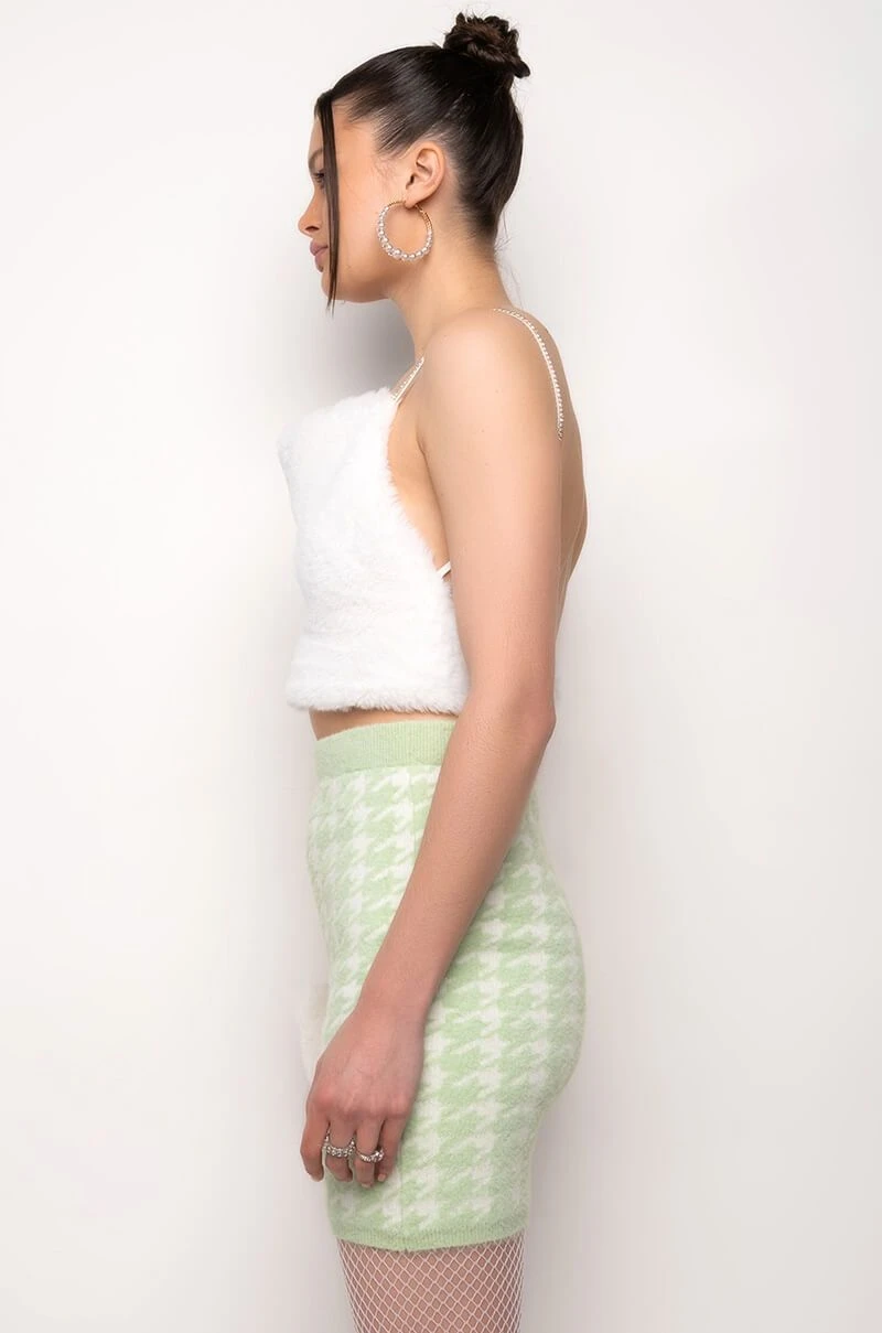 BIG SOFTIE RHINESTONE STRAP PLUSH CROP TOP 9 BIG SOFTIE RHINESTONE STRAP PLUSH CROP TOP - Image 7