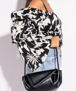 BIRDY BEAK FLAP BLACK PURSE 7 BIRDY BEAK FLAP BLACK PURSE -akira shop birdy beak flap black purse black 1 1