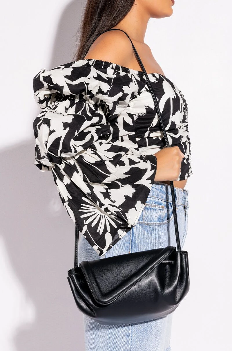 BIRDY BEAK FLAP BLACK PURSE 5 BIRDY BEAK FLAP BLACK PURSE - Image 3