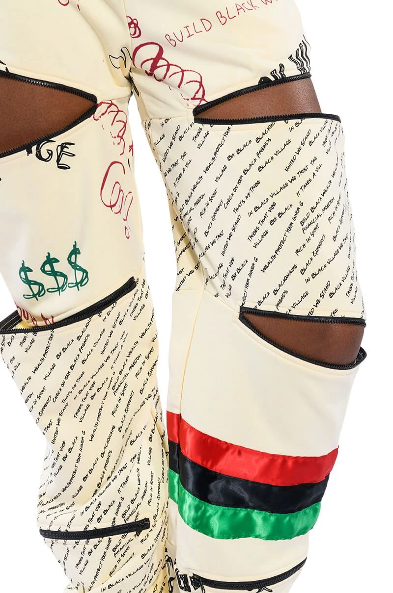 BLACK VILLAGE FOUNDATION ZIPPER DETAIL SWEATPANT 13 BLACK VILLAGE FOUNDATION ZIPPER DETAIL SWEATPANT - Image 11