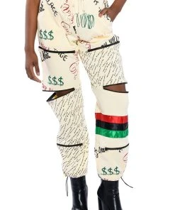 BLACK VILLAGE FOUNDATION ZIPPER DETAIL SWEATPANT