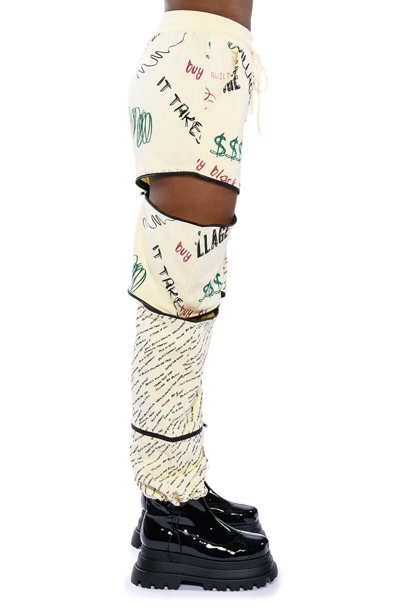 BLACK VILLAGE FOUNDATION ZIPPER DETAIL SWEATPANT 10 BLACK VILLAGE FOUNDATION ZIPPER DETAIL SWEATPANT - Image 8