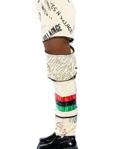 BLACK VILLAGE FOUNDATION ZIPPER DETAIL SWEATPANT 21 BLACK VILLAGE FOUNDATION ZIPPER DETAIL SWEATPANT -akira shop black village foundation zipper detail sweatpant beige multi 9 9