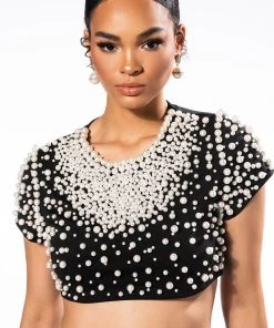 BLING IT ON EMBELLISHED T SHIRT