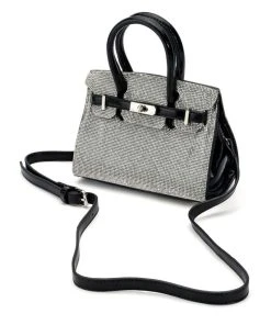 BLING IT OUT KELLY BAG -akira shop bling it out kelly bag black silver 4 4