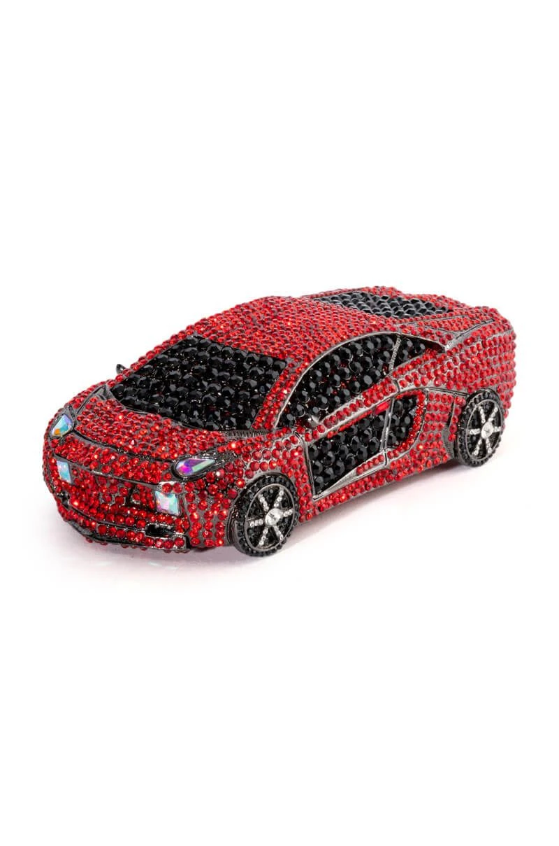 BLING RACE CAR RHINESTONE CLUTCH 4 BLING RACE CAR RHINESTONE CLUTCH - Image 2