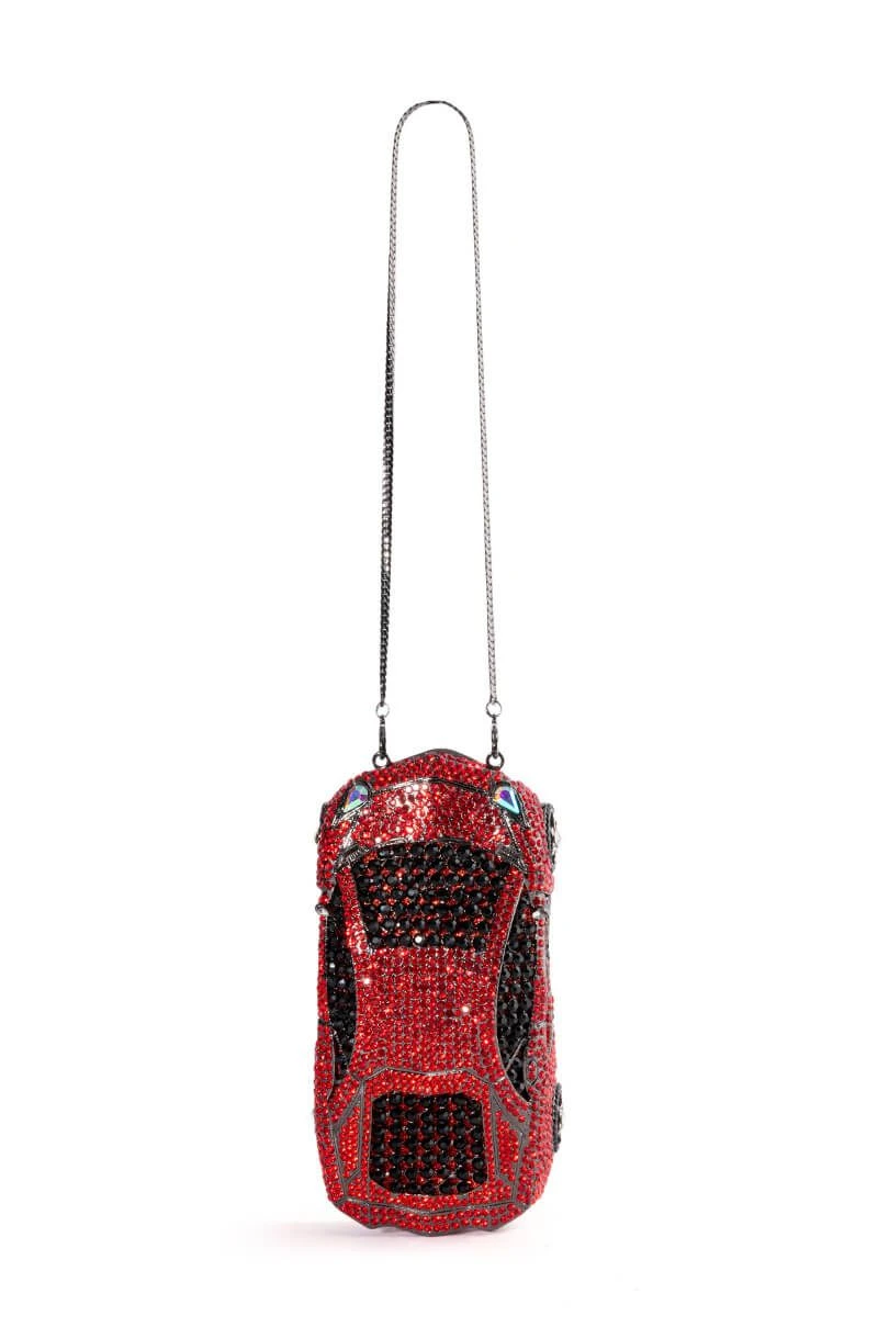 BLING RACE CAR RHINESTONE CLUTCH 5 BLING RACE CAR RHINESTONE CLUTCH - Image 3
