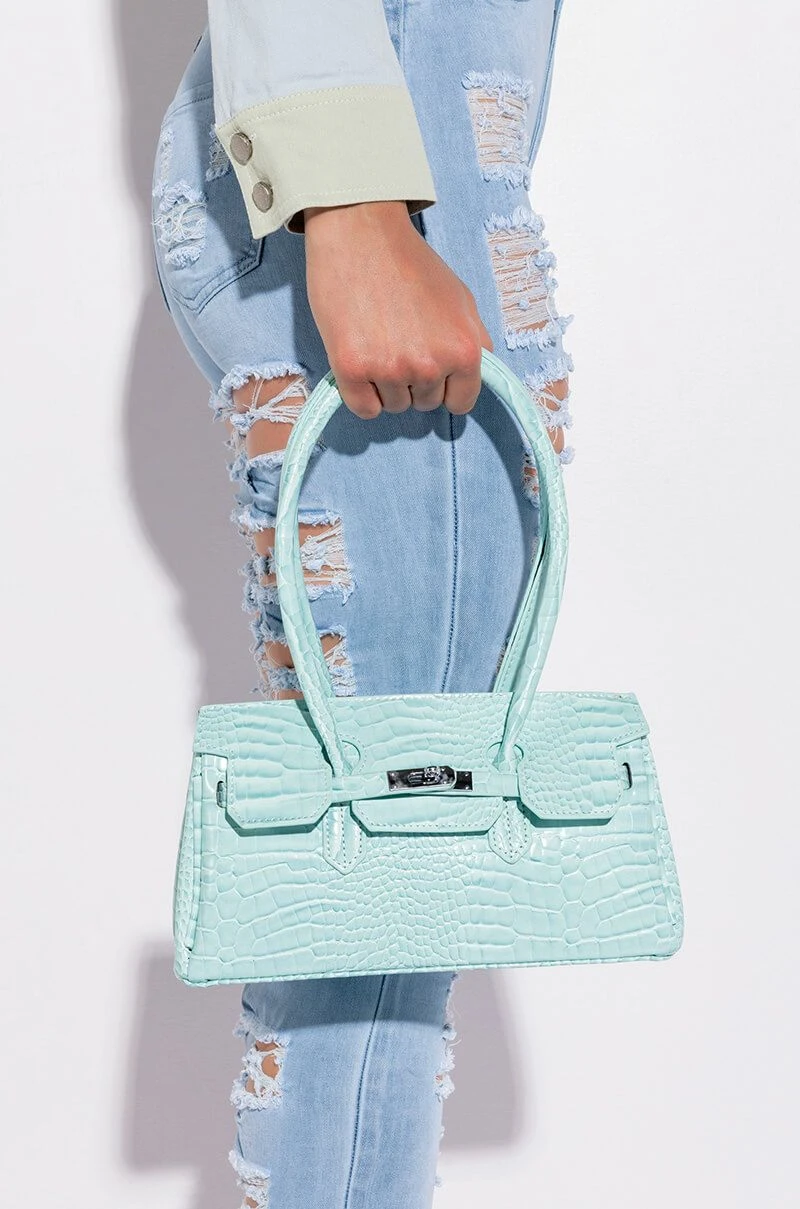 BLUE DREAMS CROC PURSE 8 BLUE DREAMS CROC PURSE - Image 6