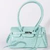 BLUE DREAMS CROC PURSE 1 BLUE DREAMS CROC PURSE -akira shop blue dreams croc purse light blue 3 3 c1