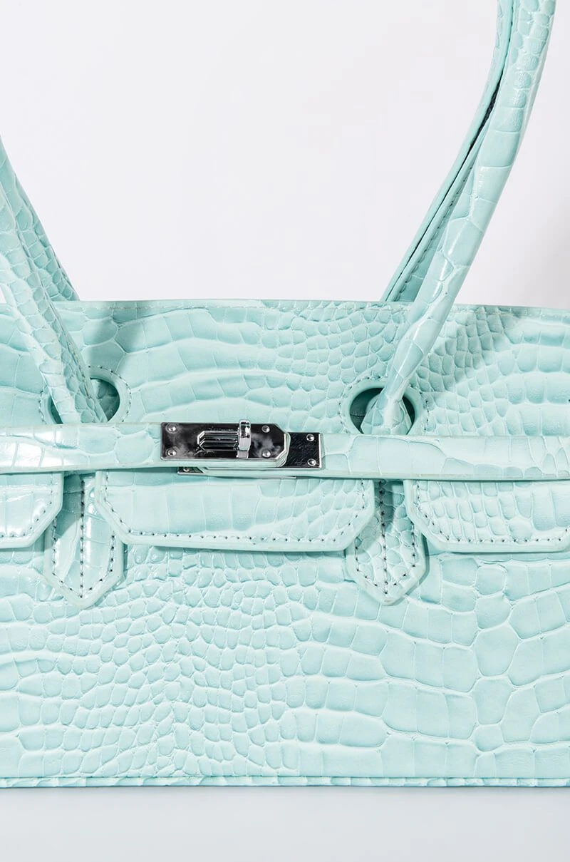 BLUE DREAMS CROC PURSE 6 BLUE DREAMS CROC PURSE - Image 4