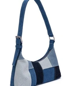 BLUE JEAN BABY HAND BAG -akira shop blue jean baby hand bag denim 3 3 c1 c1