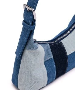BLUE JEAN BABY HAND BAG -akira shop blue jean baby hand bag denim 4 4 c1 c1