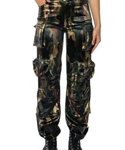 BONNE SOIREE CAMO CARGO PANTS