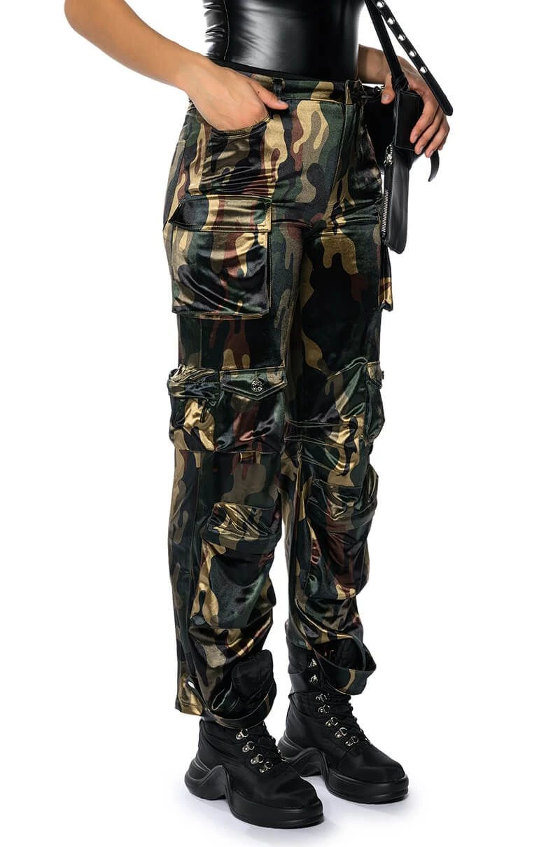 BONNE SOIREE CAMO CARGO PANTS 4 BONNE SOIREE CAMO CARGO PANTS - Image 2