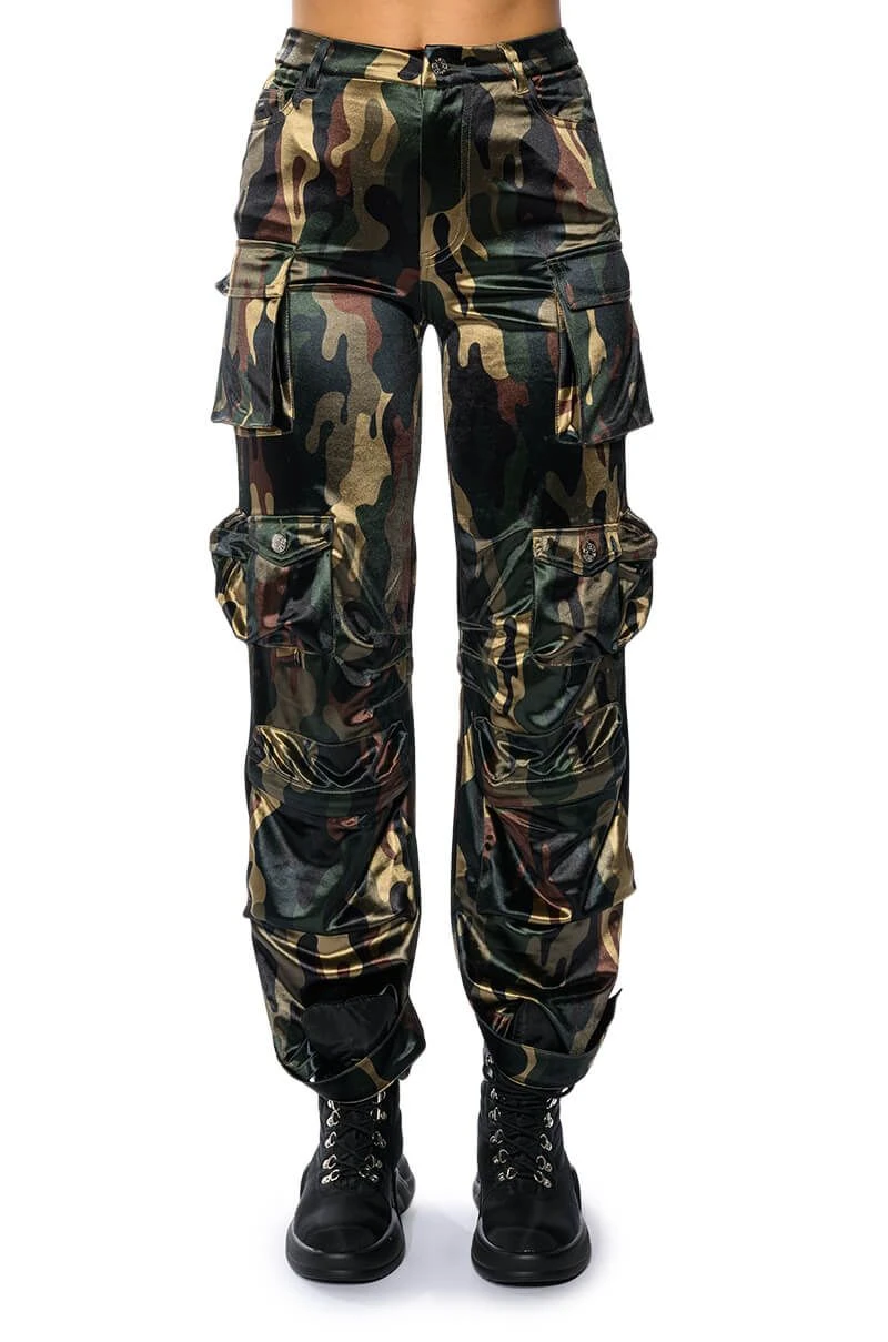 BONNE SOIREE CAMO CARGO PANTS 6 BONNE SOIREE CAMO CARGO PANTS - Image 4