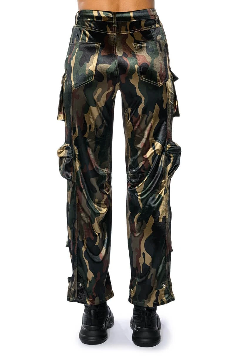 BONNE SOIREE CAMO CARGO PANTS 8 BONNE SOIREE CAMO CARGO PANTS - Image 6
