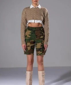 BREAK THE RULES CARGO SHORT -akira shop break the rules cargo short camo 4 4