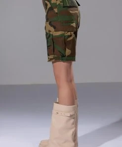 BREAK THE RULES CARGO SHORT -akira shop break the rules cargo short camo 6 6