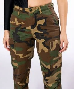 BREAK THE RULES STRAIGHT LEG CARGO PANT -akira shop break the rules straight leg cargo pant camo 6 6