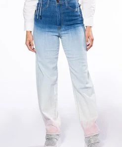 BROOKLYNNE OMBRE HIGH RISE JEANS