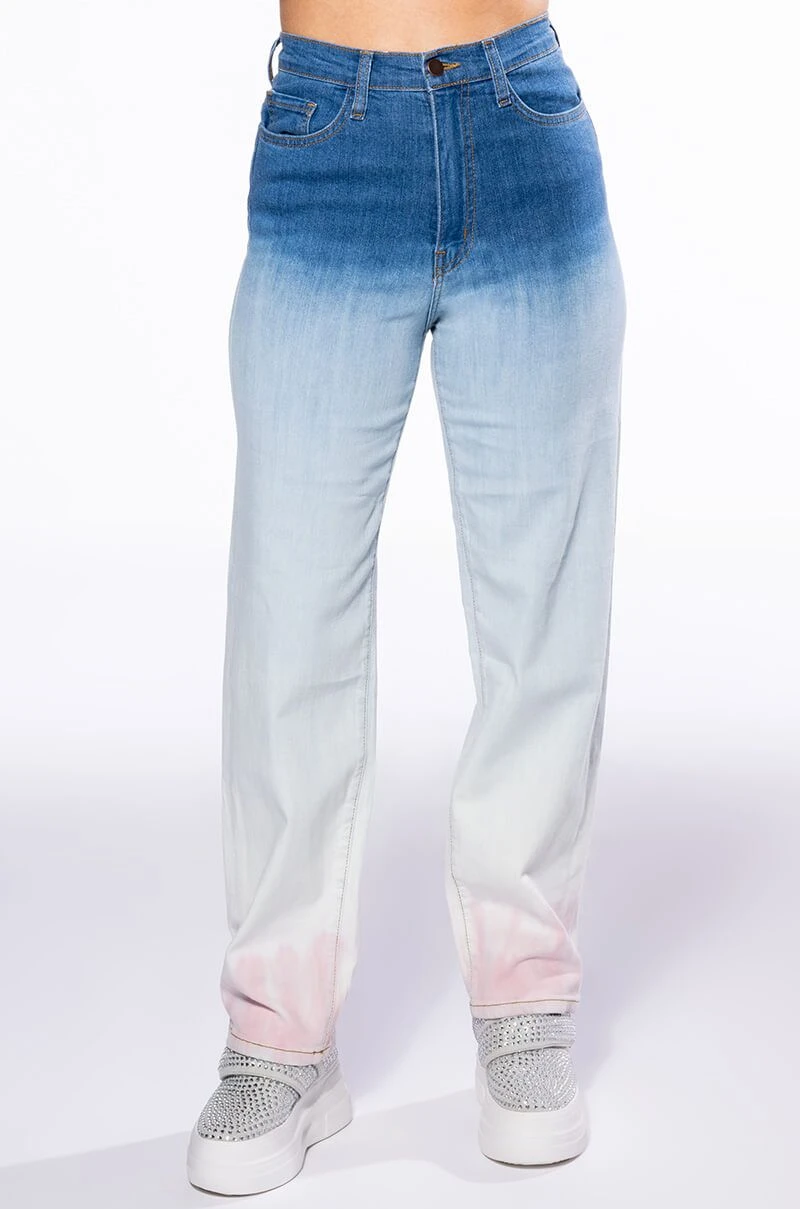 BROOKLYNNE OMBRE HIGH RISE JEANS 5 BROOKLYNNE OMBRE HIGH RISE JEANS - Image 3