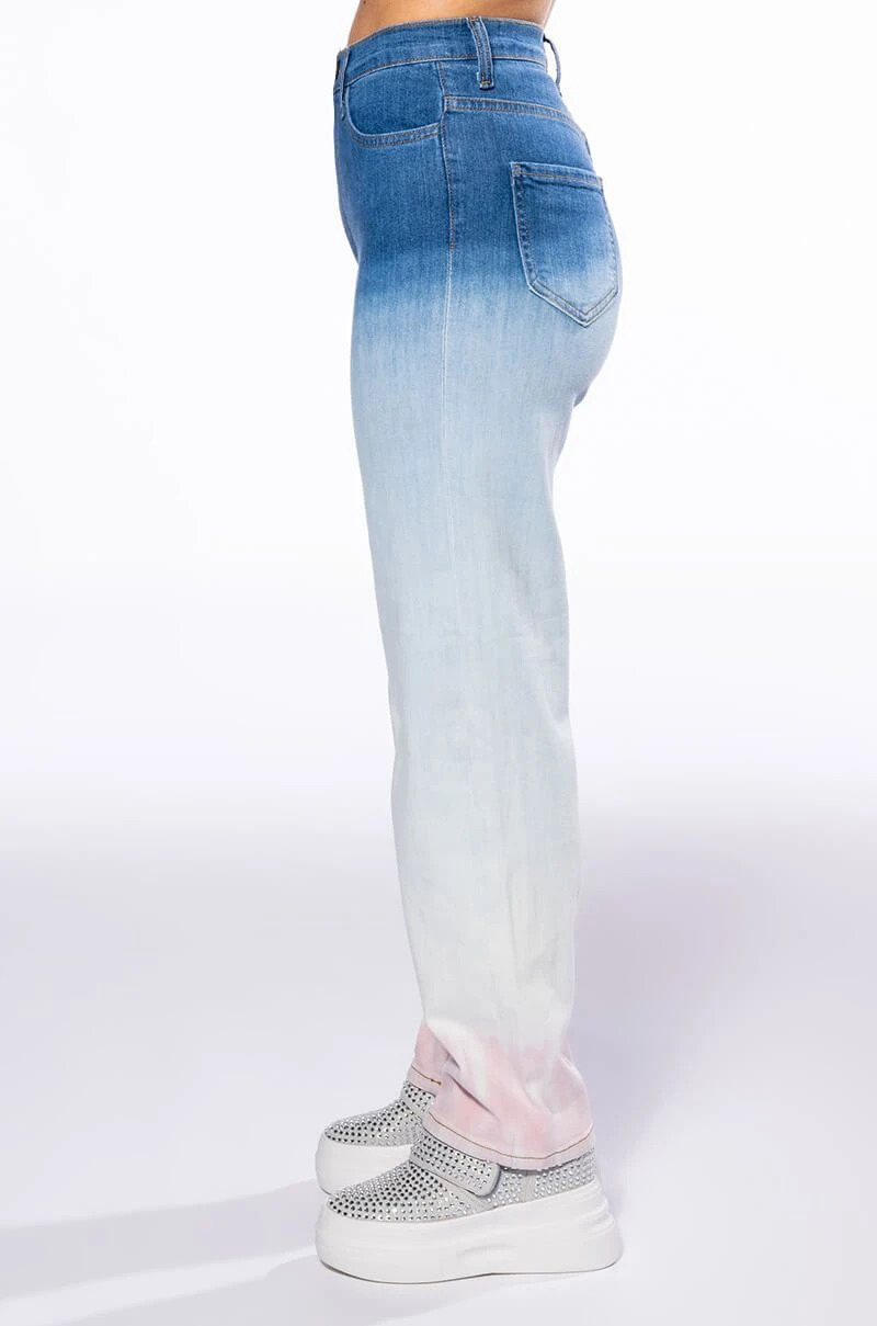 BROOKLYNNE OMBRE HIGH RISE JEANS 6 BROOKLYNNE OMBRE HIGH RISE JEANS - Image 4