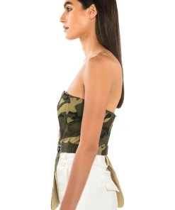 CAMO CHIC TUBE TOP -akira shop camo chic tube top green multi 3 3