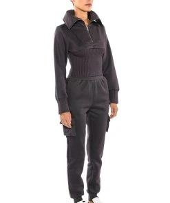 CARBON LUX SWEATPANT -akira shop carbon lux sweatpant charcoal grey 3 3