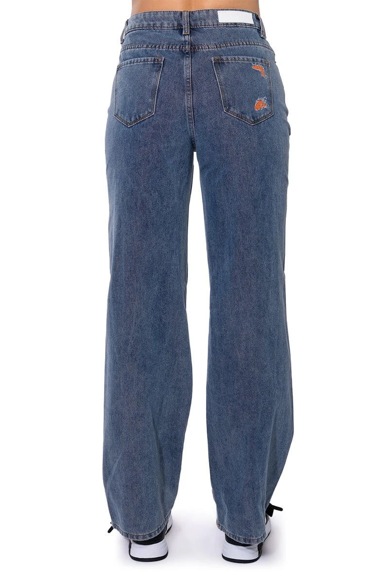 CAREFREE DISTRESSED COLOR RELAXED FIT JEANS 9 CAREFREE DISTRESSED COLOR RELAXED FIT JEANS - Image 7